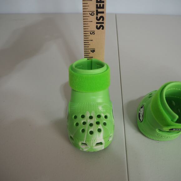 Limited‎ Edition Crocs for Dogs Boots Lime Green. Like New Crocs For Large Dogs - Picture 10 of 12